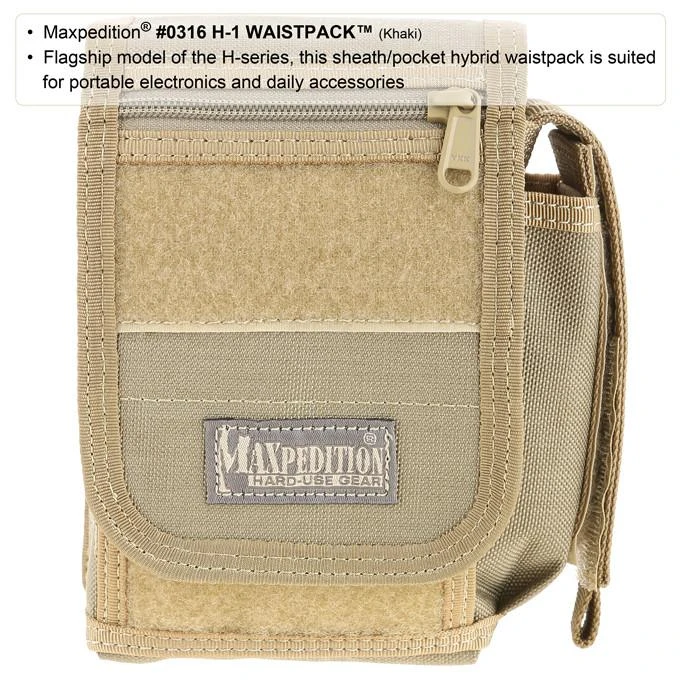 H-1 Waistpack (Buy 1 Get 1 Free. Mix And Match In Multiples Of 2. All Sales Final.) 5 H-1 Waistpack (Buy 1 Get 1 Free. Mix And Match In Multiples Of 2. All Sales Final.) - Image 3