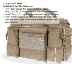 Centurion Patrol Bag (Buy 1 Get 1 Free. Mix And Match In Multiples Of 2. All Sales Final.) 15 Centurion Patrol Bag (Buy 1 Get 1 Free. Mix And Match In Multiples Of 2. All Sales Final.) -Fashion Bag Store 0615K5a detail