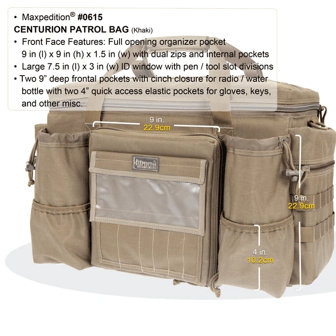 Centurion Patrol Bag (Buy 1 Get 1 Free. Mix And Match In Multiples Of 2. All Sales Final.) 5 Centurion Patrol Bag (Buy 1 Get 1 Free. Mix And Match In Multiples Of 2. All Sales Final.) - Image 3