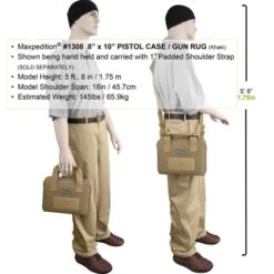 8" X 10" Pistol Case/Gun Rug (Buy 1 Get 1 Free. Mix And Match In Multiples Of 2. All Sales Final.) -Fashion Bag Store 1308K9 detail