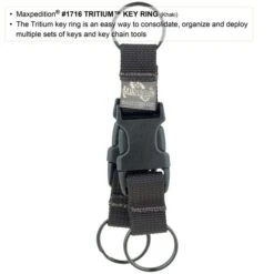 Tritium Key Ring (Buy 1 Get 1 Free. Mix And Match In Multiples Of 2. All Sales Final.) -Fashion Bag Store 1716B1 detail