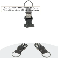 Tritium Key Ring (Buy 1 Get 1 Free. Mix And Match In Multiples Of 2. All Sales Final.) -Fashion Bag Store 1716b4 detail