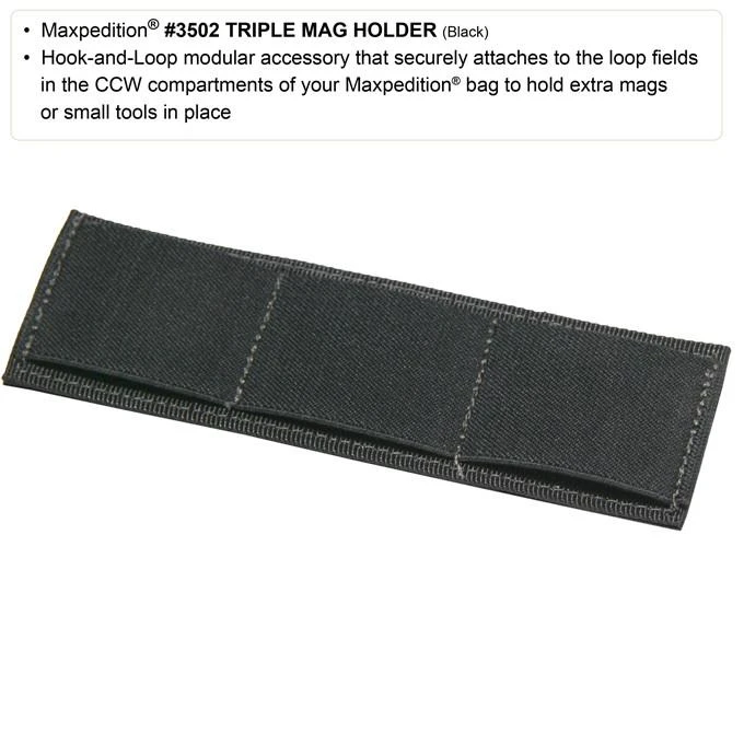 Triple Mag Holder (Buy 1 Get 1 Free. Mix And Match In Multiples Of 2. All Sales Final.) 4 Triple Mag Holder (Buy 1 Get 1 Free. Mix And Match In Multiples Of 2. All Sales Final.) - Image 2
