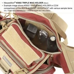 Triple Mag Holder (Buy 1 Get 1 Free. Mix And Match In Multiples Of 2. All Sales Final.) 16 Triple Mag Holder (Buy 1 Get 1 Free. Mix And Match In Multiples Of 2. All Sales Final.) -Fashion Bag Store 3502b6 detail