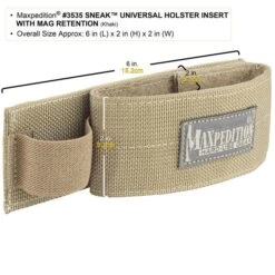 Sneak Universal Holster Insert With Mag Retention (Buy 1 Get 1 Free. Mix And Match In Multiples Of 2. All Sales Final.) -Fashion Bag Store 3535K2 detail