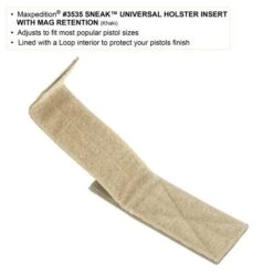 Sneak Universal Holster Insert With Mag Retention (Buy 1 Get 1 Free. Mix And Match In Multiples Of 2. All Sales Final.) -Fashion Bag Store 3535K4 detail