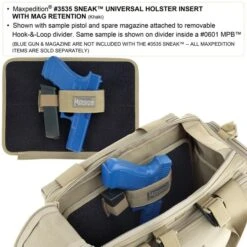 Sneak Universal Holster Insert With Mag Retention (Buy 1 Get 1 Free. Mix And Match In Multiples Of 2. All Sales Final.) -Fashion Bag Store 3535K6 detail