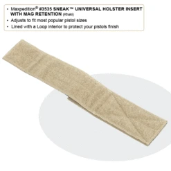 Sneak Universal Holster Insert With Mag Retention (Buy 1 Get 1 Free. Mix And Match In Multiples Of 2. All Sales Final.) -Fashion Bag Store 3535k4 detail