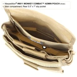 Monkey Combat Admin Pouch (Buy 1 Get 1 Free. Mix And Match In Multiples Of 2. All Sales Final.) -Fashion Bag Store 9811k11 detail