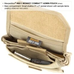 Monkey Combat Admin Pouch (Buy 1 Get 1 Free. Mix And Match In Multiples Of 2. All Sales Final.) -Fashion Bag Store 9811k14 detail
