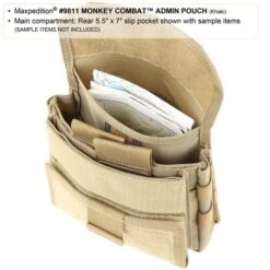Monkey Combat Admin Pouch (Buy 1 Get 1 Free. Mix And Match In Multiples Of 2. All Sales Final.) -Fashion Bag Store 9811k18 detail