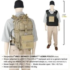 Monkey Combat Admin Pouch (Buy 1 Get 1 Free. Mix And Match In Multiples Of 2. All Sales Final.) -Fashion Bag Store 9811k19 detail