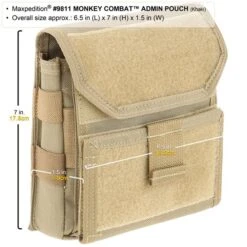 Monkey Combat Admin Pouch (Buy 1 Get 1 Free. Mix And Match In Multiples Of 2. All Sales Final.) -Fashion Bag Store 9811k2 detail
