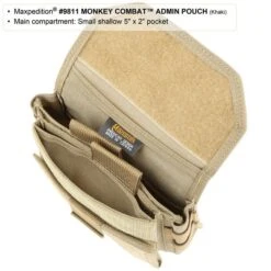 Monkey Combat Admin Pouch (Buy 1 Get 1 Free. Mix And Match In Multiples Of 2. All Sales Final.) -Fashion Bag Store 9811k6 detail