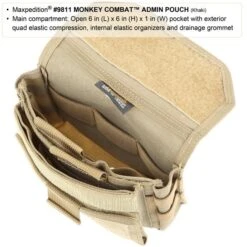 Monkey Combat Admin Pouch (Buy 1 Get 1 Free. Mix And Match In Multiples Of 2. All Sales Final.) -Fashion Bag Store 9811k9 detail