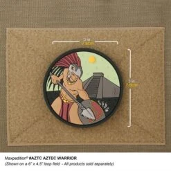 Aztec Warrior Morale Patch 11 Aztec Warrior Morale Patch -Fashion Bag Store AZTCC 2 detail