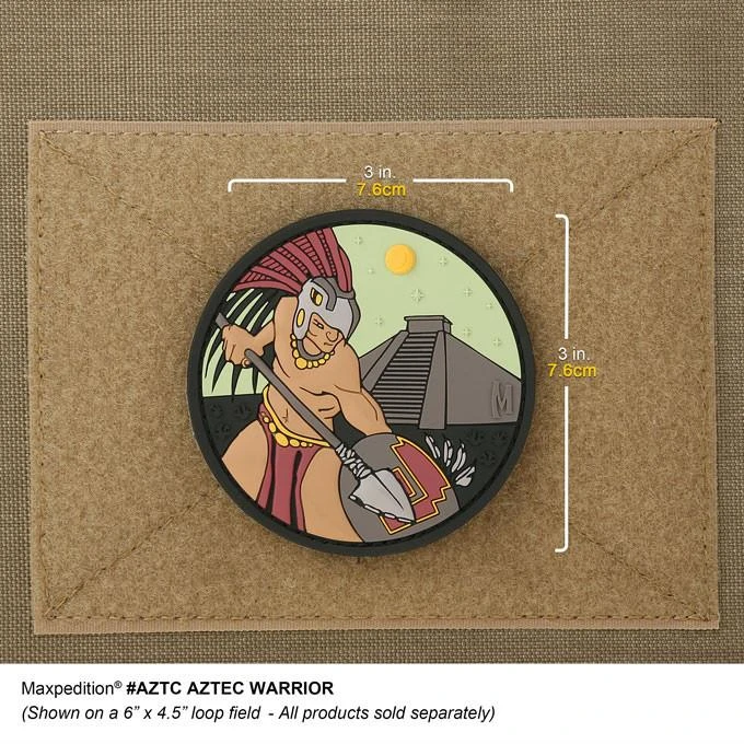 Aztec Warrior Morale Patch 6 Aztec Warrior Morale Patch - Image 4