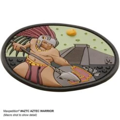 Aztec Warrior Morale Patch 10 Aztec Warrior Morale Patch -Fashion Bag Store AZTCC 4 detail