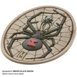 Black Widow Morale Patch -Fashion Bag Store BKWDA 4 detail