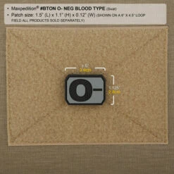 O- Blood Type Morale Patch -Fashion Bag Store BTONS2 detail