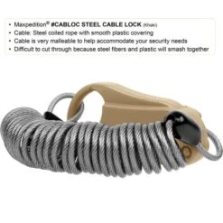 Steel Cable Lock -Fashion Bag Store CABLOCK3 detail