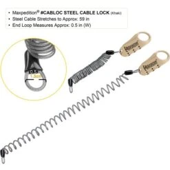 Steel Cable Lock -Fashion Bag Store CABLOCK5 detail