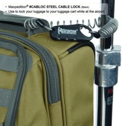 Steel Cable Lock -Fashion Bag Store CABLOCK9 detail