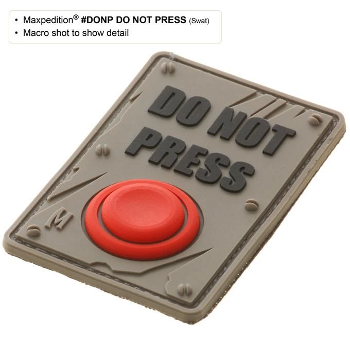 Do Not Press Morale Patch 5 Do Not Press Morale Patch - Image 3