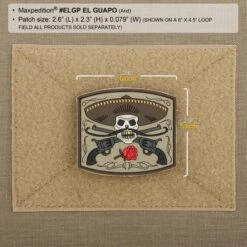 El Guapo Morale Patch -Fashion Bag Store ELGPA2 detail