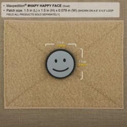 Happy Face Morale Patch -Fashion Bag Store HAPYS2 detail