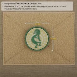 Kokopelli Morale Patch -Fashion Bag Store KOKOA2 detail
