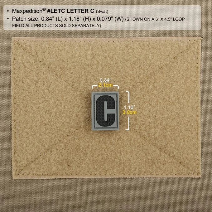 Letter C Morale Patch 6 Letter C Morale Patch - Image 4