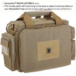 Letter H Morale Patch -Fashion Bag Store LETHS1 detail