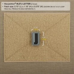 Letter J Morale Patch -Fashion Bag Store LETJS2 detail