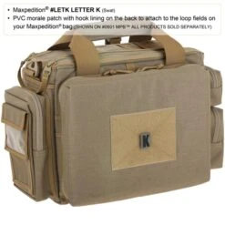 Letter K Morale Patch -Fashion Bag Store LETKS1 detail