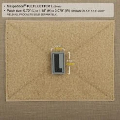 Letter L Morale Patch -Fashion Bag Store LETLS2 detail