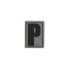 Letter P Morale Patch -Fashion Bag Store LETPS detail