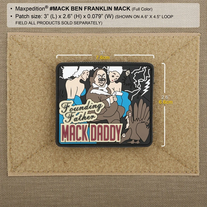 Ben Franklin Mack Morale Patch 8 Ben Franklin Mack Morale Patch - Image 6