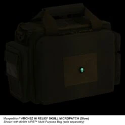 Hi Relief Skull Micro Morale Patch -Fashion Bag Store MCHSZ1 detail