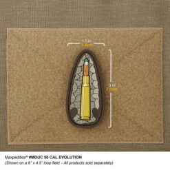 .50 Cal Evolution Morale Patch -Fashion Bag Store MDUCA 2 detail