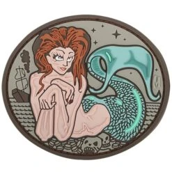 Mermaid Morale Patch -Fashion Bag Store MRMDA detail