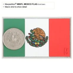 Mexico Flag Morale Patch -Fashion Bag Store MXFLC4 detail
