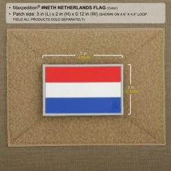 Netherlands Flag Morale Patch -Fashion Bag Store NETHC2 detail