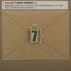 Number 7 Morale Patch -Fashion Bag Store NUM7A2 detail