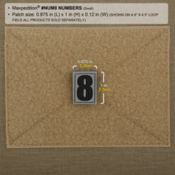 Number 8 Morale Patch -Fashion Bag Store NUM8S2 detail