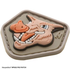 Pig Morale Patch -Fashion Bag Store PIGGC1 detail