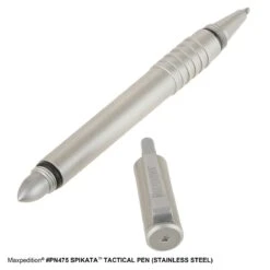 Spikata Tactical Pen (Stainless Steel) (Buy 1 Get 1 Free. Mix And Match In Multiples Of 2. All Sales Final.) -Fashion Bag Store PN475ST5 detail
