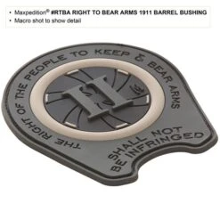 Right To Bear Arms 1911 Barrel Bushing Morale Patch -Fashion Bag Store RTBAS3 detail