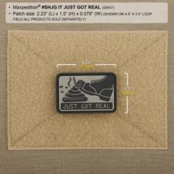 It Just Got Real Morale Patch 14 It Just Got Real Morale Patch -Fashion Bag Store SHJGS2 detail