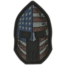 Stars And Stripes Spartan Helmet Morale Patch -Fashion Bag Store SPRTX detail